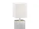 Fischer & Honsel Lampada da tavolo, Flens, color argento antico, con struttura, paralume i...