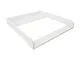 Puck Daddy per fasciatoio rotonda, 78 cm larghezza, per Ikea Brimnes kommoden, Bianco