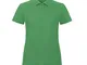 Polo da Lavoro Donna T-Shirt Manica Corta con Colletto Cotone piquè B&C ID.001