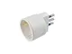 POLY POOL - PP0433S Adattatore Spina Piccola 10A e Presa Tedesca - Adattatore 250 V Bianco...