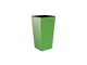 Vaso per piante Urbi Square 4 Lt con inserto, altezza 26,5 cm colore: verde oliva