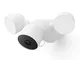 Google GPLE9 Nest Cam con Proiettore (Esterno, Cablato) Telecamera di Sicurezza - Smart Ho...