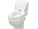 PEPE - Rialzo WC per Anziani con Coperchio (14-15 cm di altezza), Rialzo Bagno Disabili, A...