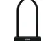 ABUS Granit 460 Lucchetto a U + Supporto USH460 - Lucchetto per Bicicletta con Staffa tond...