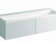 Geberit Lavabo Xeno 2 Senza Foro per Rubinetto, Senza troppopieno, 140x48cm, Bianco, 50027...