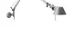 Artemide Tolomeo Mini Lampada Parete Alluminio, argento