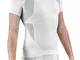 FarmaMed Ecodrytech Maglia Uomo, T-Shirt Maniche Corte, Intimo Traspirante, Lavoro, Sport,...