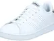 adidas Advantage, Tennis Shoe Mens, Ftwwht/Ftwwht/DKBLUE, 44 EU