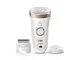 Silk Epil 9-561 Women's Wet and Dry Cordless Epilator with 6 Extras by Braun