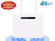XIANG Router, Router 4G Sim 300Mbps Sbloccato 4G CPE Wireless Router 150Mbps CAT4 Mobile W...