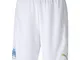 PUMA Pantaloncini da Uomo Om Replica, Uomo, Pantaloncini, 757041, Puma White-Blue Azur, M