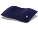 PIXNOR Cuscino gonfiabile cuscino da viaggio portatile per attività all'aperto (blu scuro)