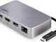 Elgato Thunderbolt 3 Mini Dock con Cavo Thunderbolt Integrato, 40Gb/s, Supporto di Due 4K,...