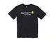 Carhartt, t-shirt con logo, Uomo, Black, M