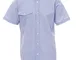 PAYPER Specialist Summer Camicia da Uomo a Manica Corta 100% Cotone Sfiancata Effetto Perl...