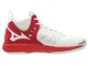 Mizuno Scarpe Volley Uomo - WAVE MOMENTUM MID - V1GA1917-08 - Wht/Blk/HighRiskRed-45