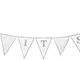 Amscan International 210527 banner Pennant Letterbnr glitter Snowflake