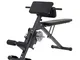 Finnlo 3869 Ab&Back Trainer Panca per Addominali e Dorsali, colore: Nero (schwarz) [Import...