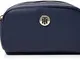 Tommy Hilfiger Modern Hardware Washbag, Portafoglio Donna, Blu (Tommy Navy), 1x1x1 centime...