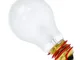 Ingo Maurer Lucellino - Lampada a parete con lampadina alogena opaca, attacco E 27, 35 W/2...