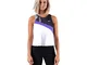 Nike W Nkct 2 in 1 Tank NY NT, Maglietta Senza Maniche Donna, Bianco/Viola/Nero/Giallo Flu...