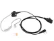 Cuffie auricolari compatibili Kenwood TK-308 TK-340, cuffie auricolari radio con PTT e mic...