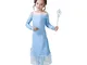 Vicloon Elsa Frozen Costume, Abito Frozen Bambina Elsa Vestito Frozen Bambina da Pantaloni...