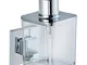 WENKO Vacuum-Loc® dispenser sapone in acciaio inox Quadro Capacità: 0.34 l, Acciaio inossi...