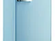 Respekta, frigorifero combinato in stile retro con congelatore, 146 kg, colore Azzurro, a...