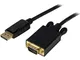 StarTech.com Cavo DisplayPort a VGA 2 m, Cavo Adattatore Attivo da DisplayPort a VGA, Vide...