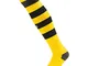 PUMA Team BVB Hooped Socks, Calzettoni Calcio Uomo, Cyber Yellow/Black, 1