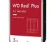 Western Digital WD Red 3 TB NAS hard disk interno 3.5", 5400 RPM Class, SATA 6 Gb/s, CMR,...