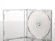 CD/DVD Slimline Jewel 5.2 mm Cases for 1 Disc with Clear Tray (confezione da 25) di marca...
