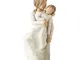 Enesco 27270 Figurina Madre e Figlia, Resina, Willow Tree, Design di Suzan Lordi, 16 cm