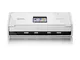Brother ADS1600W Scanner Compatto con Rete Wireless, 18 ppm, ADF da 20 Fogli, Dual CIS per...