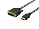 Ednet 84486 Cavo Adattatore HDMI per DVI - 3 m - 60 Hz Full-HD & Dual-Link - 2X Connettore...