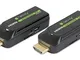 Techly 100556 Extender HDMI Compatto Full HD su Cavo Cat.6/6A/7 Max 40m