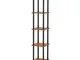 Furinno Scaffali senza Attrezzi, Light Cherry/Black