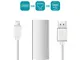 Adattatore di rete LAN Ethernet Gigabit RJ45 per iPhone / iPad, adattatore Ethernet a velo...