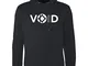 Hoodie Felpa con Cappuccio Magic The Gathering Void, Colore Nero Nero M