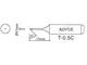 AOYUE T-0.5C punta per saldare smussata a 45 gradi 0,5 mm