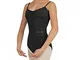 Capezio 126 - Body con Parte Anteriore Rosa, Collezione Class, CAD120, Nero, S