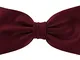 TigerTie ragazzo papillon - bordò borgogna Uni - dimensione 29 fino a 50 cm regolabile + b...