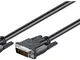 Goobay 50985 Cavo DVI-I (24+5) FullHD Dual Link  placcato nickel - Spina DVI-I Dual-Link (...