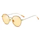 MIAOMIAOWANG Occhiali da Sole Wayfarer Occhiali da Sole Aviator Unisex con Montatura in Me...