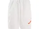 Nike Jordan Jumpman Logo, Shorts in Felpa Uomo, White/Infrared 23, M