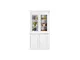InHouse srls Mobile con cristalliera, Arte povera, in Legno massello e MDF con rifinitura...
