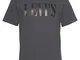 Levi's Relaxed Graphic Tee T-Shirt, Grey (90's Serif Logo Forged Iron 0045), Small Uomo