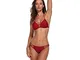 FUBA.VI Set Costume da Bagno Bikini Donna Costumi da Bagno Push-up Sexy con Canotta Senza...