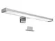 B.K.Licht Lampada da specchio LED, luce bianca neutra 4000K, larghezza 40 cm, LED integrat...